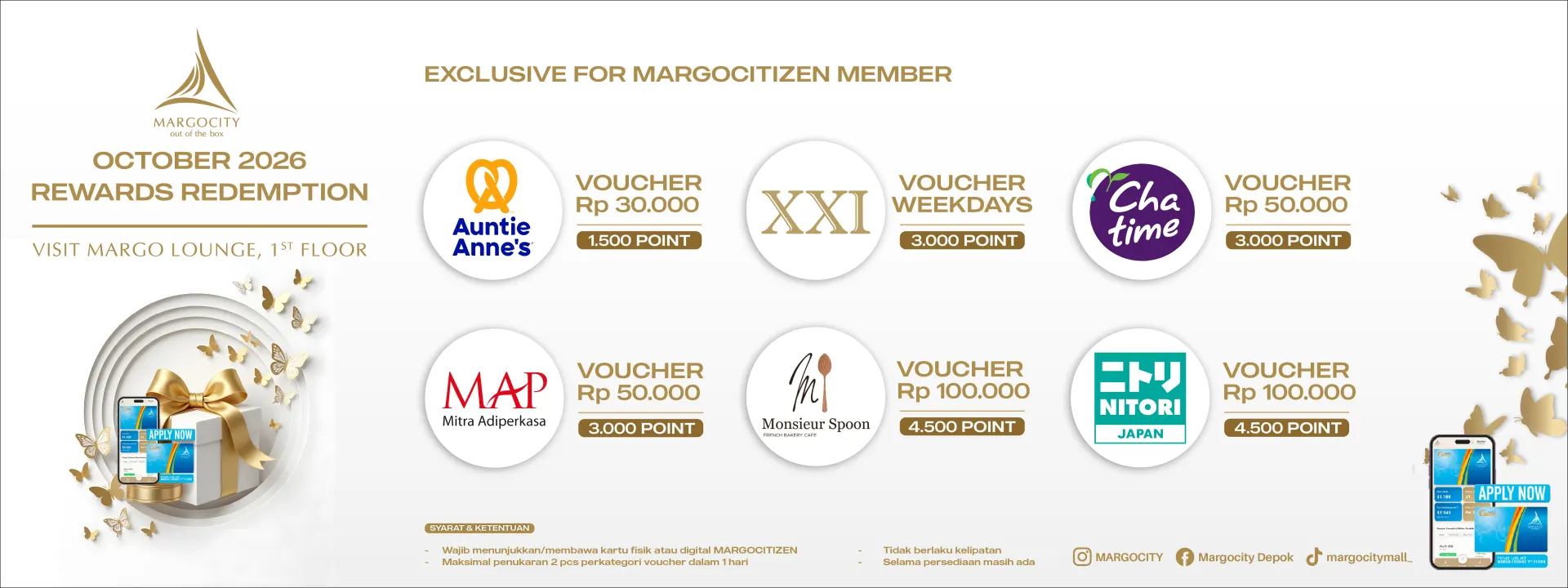 VOUCHER REDEEM OCTOBER
