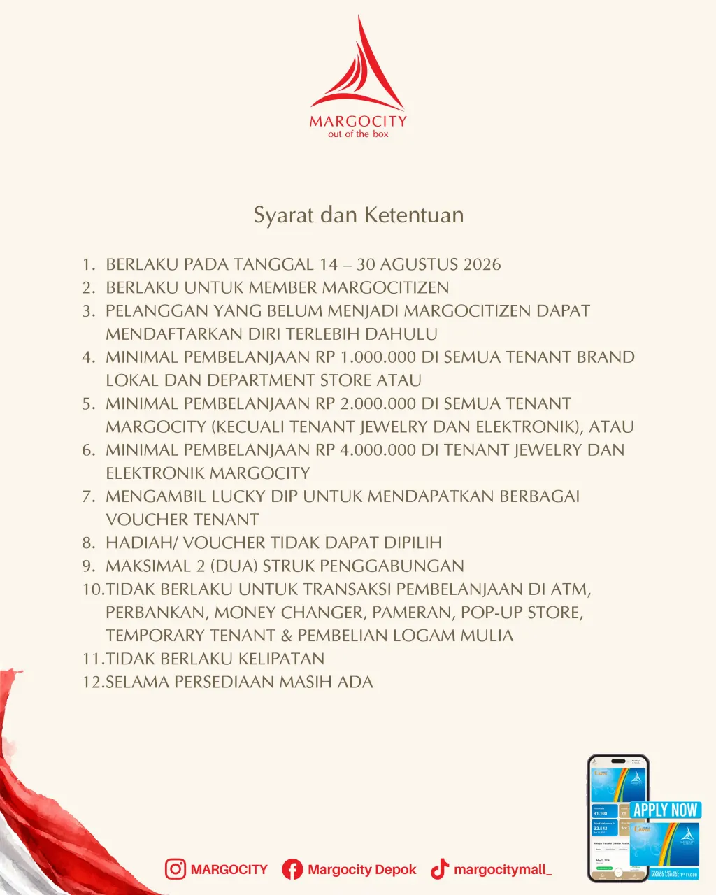 MARGOCITIZEN SHOPPPING PROGRAM 