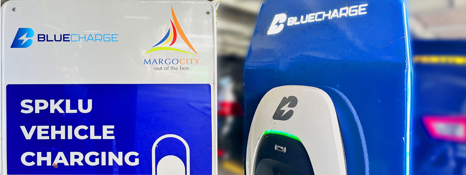 EV Charging Station Blue Charge